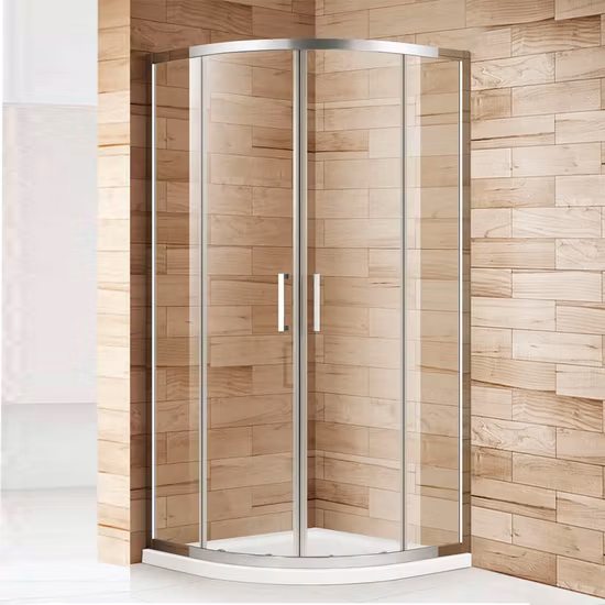 Sally Frameless Banheiro Chuveiro 8mm Temperado